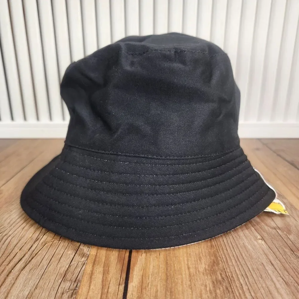 Shein Friends The Television Series Fitted Bucket Hat Black Reversable Comedy - Picture 5 of 11